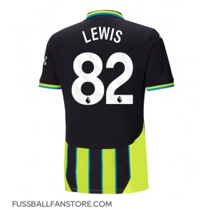 Manchester City Rico Lewis #82 Replik Auswärtstrikot 2024-25 Kurzarm